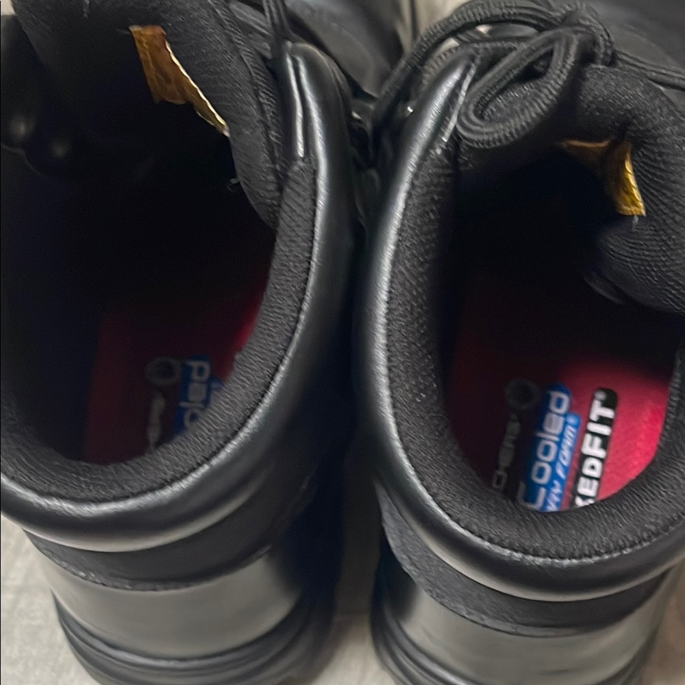 Skechers Men's Black Tactical Lace-Up Work Boots - Picture 10 of 13